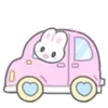 🚗 Эмодзи «Usapoppo Bunny» для Telegram