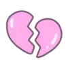 💔 Эмодзи «Usapoppo Bunny» для Telegram