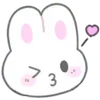 😘 Эмодзи «Usapoppo Bunny» для Telegram