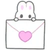 💌 Эмодзи «Usapoppo Bunny» для Telegram