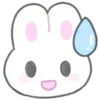 😅 Эмодзи «Usapoppo Bunny» для Telegram