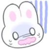 😱 Эмодзи «Usapoppo Bunny» для Telegram