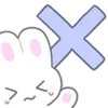 ❌ Эмодзи «Usapoppo Bunny» для Telegram