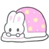 🛏 Эмодзи «Usapoppo Bunny» для Telegram