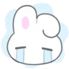 😭 Эмодзи «Usapoppo Bunny» для Telegram