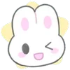 😉 Эмодзи «Usapoppo Bunny» для Telegram