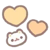 💕 Эмодзи «Pomeranian Mochi» для Telegram
