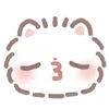 😚 Эмодзи «Pomeranian Mochi» для Telegram