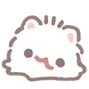 🫠 Эмодзи «Pomeranian Mochi» для Telegram