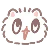 😦 Эмодзи «Pomeranian Mochi» для Telegram