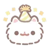 🥳 Эмодзи «Pomeranian Mochi» для Telegram