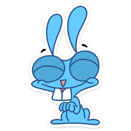 Стикерпак Robert Rabbit для Telegram — скачать