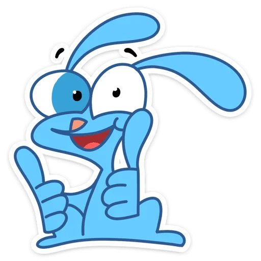 👍 Стикер «Robert Rabbit» для Telegram