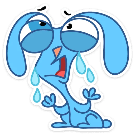 😭 Стикер «Robert Rabbit» для Telegram