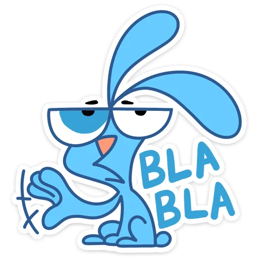 🙉 Стикер «Robert Rabbit» для Telegram