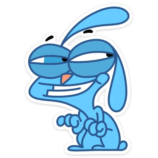 😈 Стикер «Robert Rabbit» для Telegram