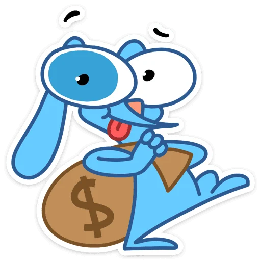 🤑 Стикер «Robert Rabbit» для Telegram