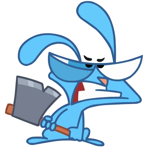 🪓 Эмодзи «Кролик Роберт ()» для Telegram