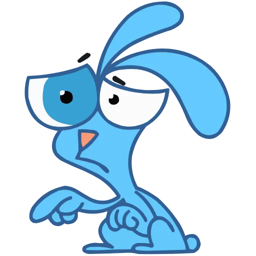 😞 Эмодзи «Кролик Роберт ()» для Telegram