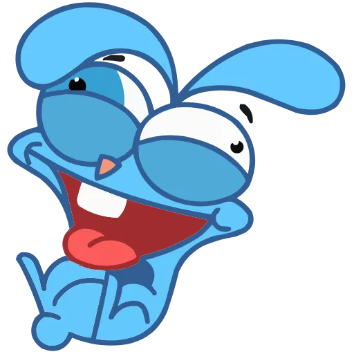 😄 Эмодзи «Кролик Роберт ()» для Telegram