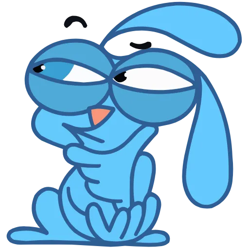 🤔 Эмодзи «Кролик Роберт ()» для Telegram