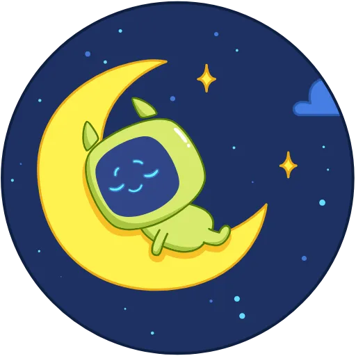 🌜 Стикер «Робот Гоша» для Telegram
