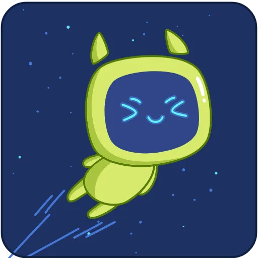 🚀 Стикер «Робот Гоша» для Telegram