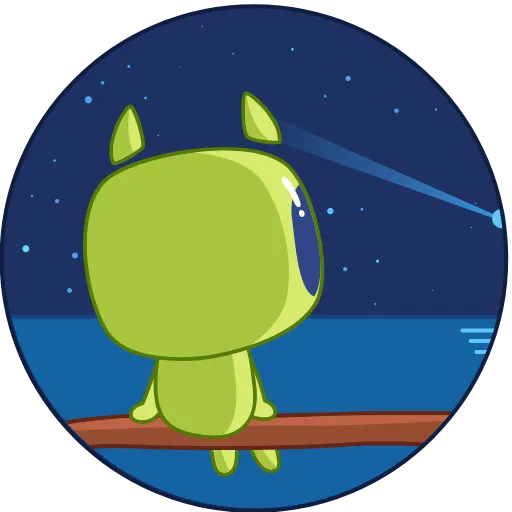 🌃 Стикер «Робот Гоша» для Telegram