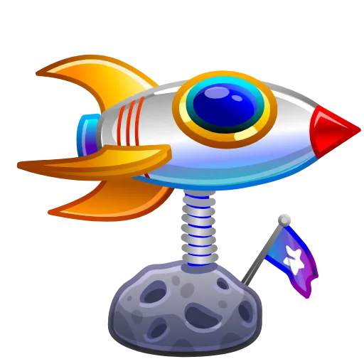 Стикерпак Stellar Rocket для Telegram — скачать
