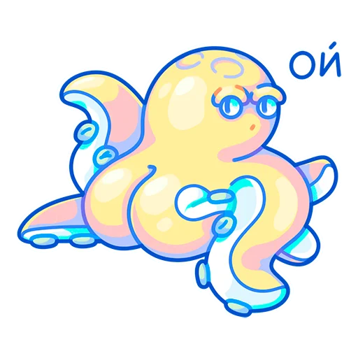 🤫 Стикер «Rocktopus» для Telegram
