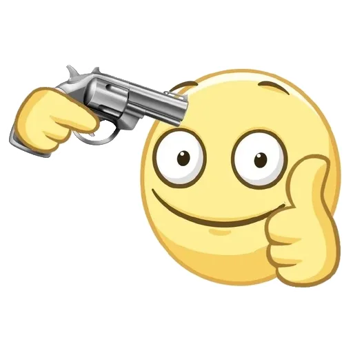 🔫 Стикер «Рофл Смайлы» для Telegram
