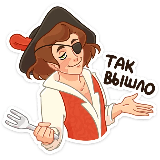 🍴 Стикер «Роджер» для Telegram