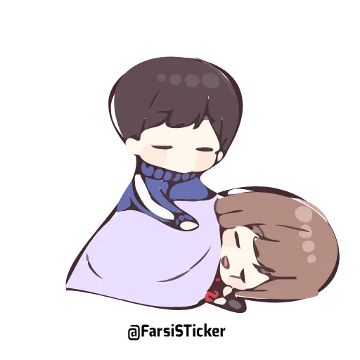 😴 Стикер «couple» для Telegram