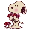 🤩 Эмодзи «Романтичный Снупи» для Telegram