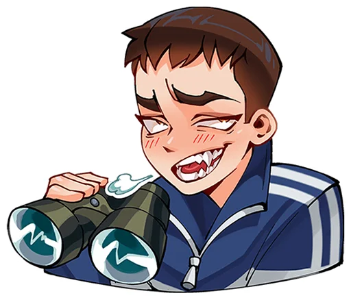 😏 Стикер «Рома из Tiny Bunny без надписей» для Telegram