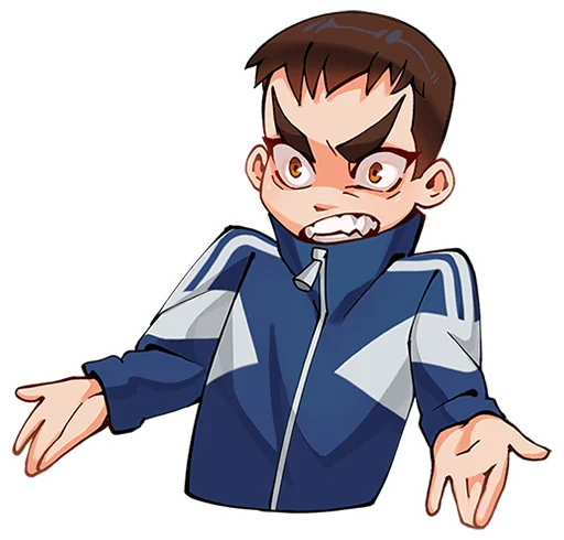 🤷‍♂ Стикер «Рома из Tiny Bunny без надписей» для Telegram