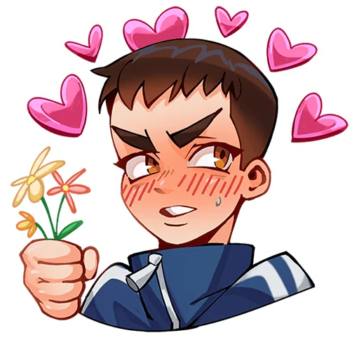 🥰 Стикер «Рома из Tiny Bunny без надписей» для Telegram
