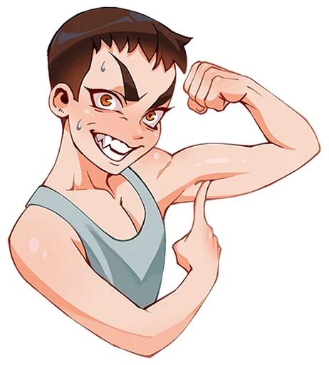 💪 Стикер «Ромка Tiny Bunny без текста» для Telegram