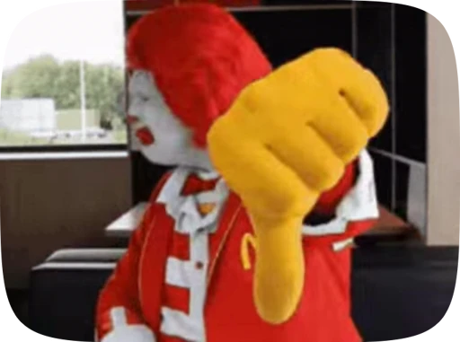 Стикерпак Ronald McDonald Memes для Telegram — скачать