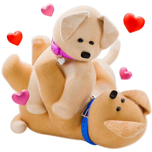 🥰 Стикер «Ронни и Деля Без Текста» для Telegram