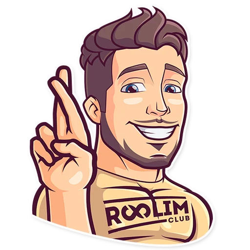 Стикерпак Закрытй Клуб "Roolim" для Telegram — скачать