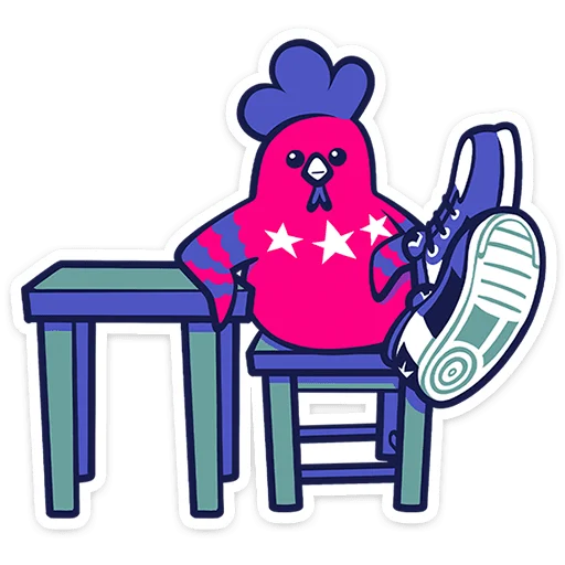 🐓 Стикер «Руст» для Telegram