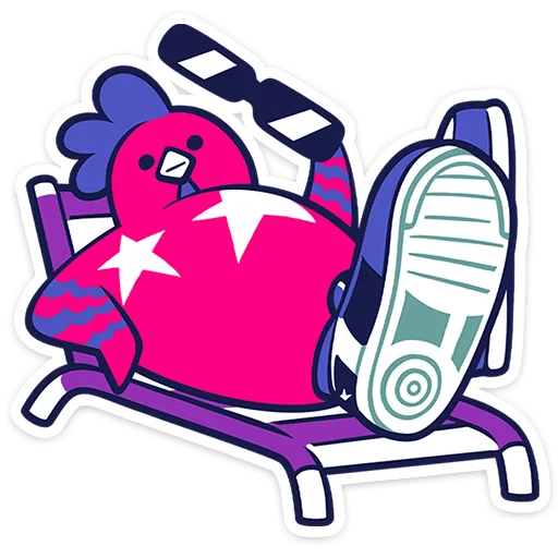🐓 Стикер «Руст» для Telegram
