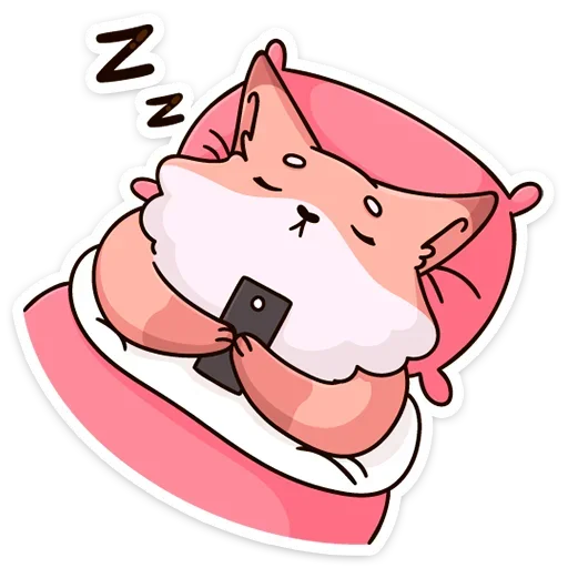 😴 Стикер «Рози и Вайлет» для Telegram