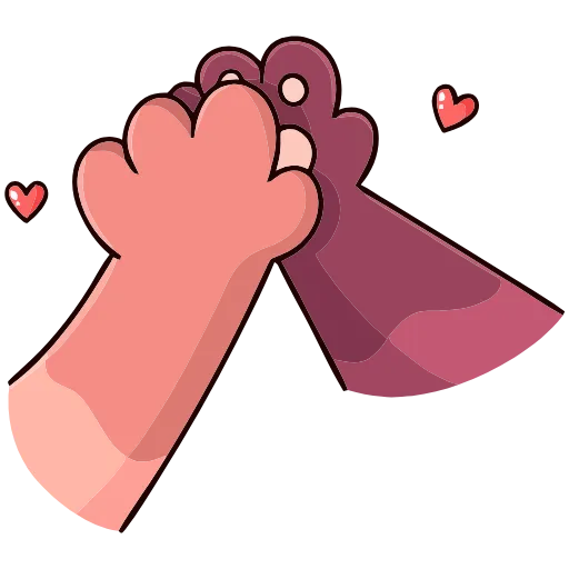 ❤️ Эмодзи «Рози и Вайлет» для Telegram
