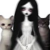 🖤 Эмодзи «rose garden #girl» для Telegram