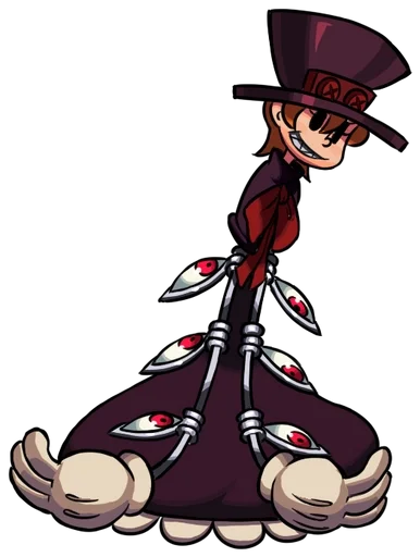 👹 Стикер «Peacock, Skullgirls» для Telegram
