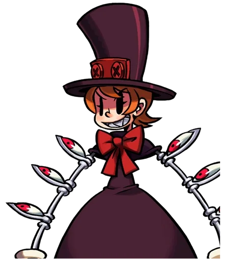😈 Стикер «Peacock, Skullgirls» для Telegram