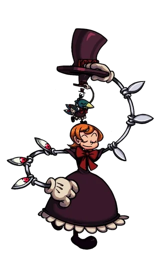 👹 Стикер «Peacock, Skullgirls» для Telegram