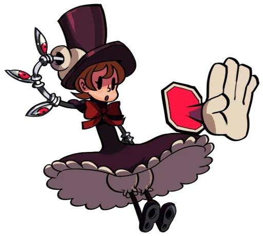 👹 Стикер «Peacock, Skullgirls» для Telegram